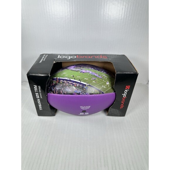 Washington Stadium Full-Size Football Official NCAA Licensed by Logo Brands NEW - Picture 2 of 4